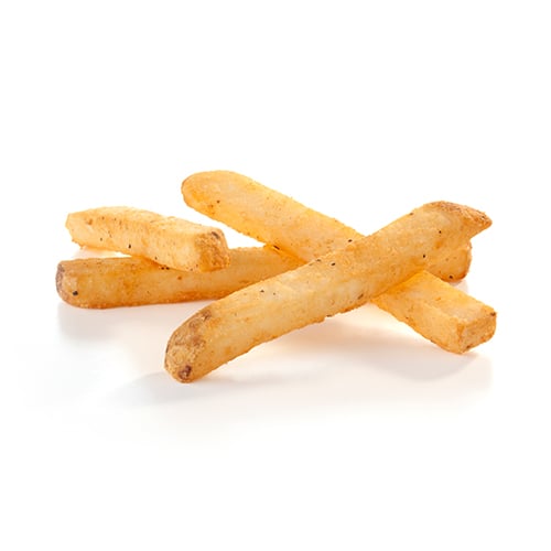 Seasoned Thick Cut Fries, Skin-On 3/8" x 1/2"