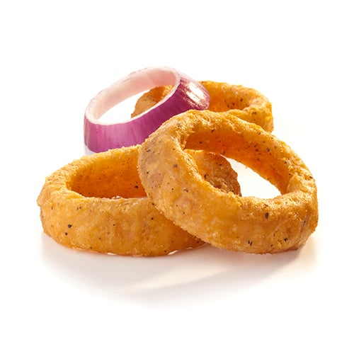 Spicy Red Onion Rings