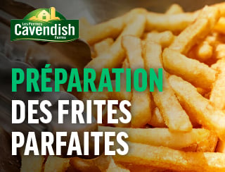 Préparation des frites parfaites