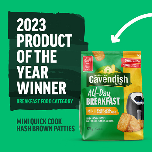 Cavendish Farms® Wins 2023 Product of the Year Canada Award