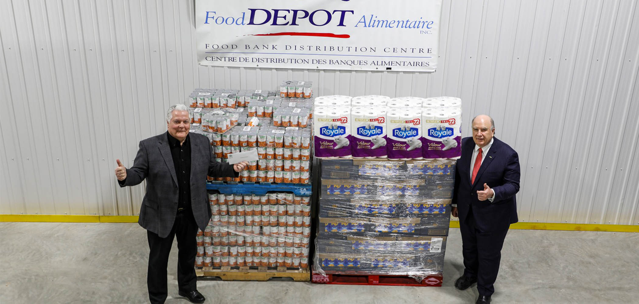Cavendish Farms donates food and personal care products to Food Banks across New Brunswick 
